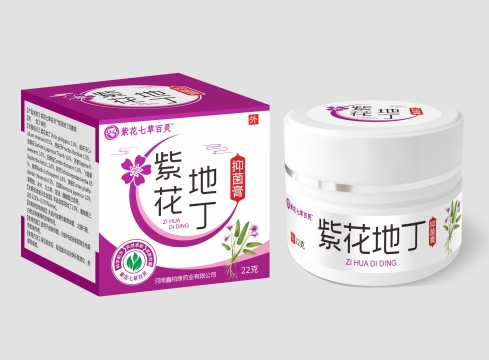 点击放大 紫花地丁抑菌膏 紫花地丁抑菌膏